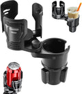 2 in 1 Expandable Cup Holder, 360° Rotating Cup Holder Expander for Car with Locking Function, All Purpose Car Cup Holder Base
