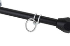 976BKL Dual Head Angled Chuck Tire Pressure Service Gauge, Non-Slip Grip Matte Black Poly Finish -13” 1-160 PSI For Large Vehicle Tires
