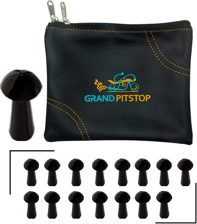 Replacement Mushroom Plugs for tubeless Tire Puncture Repair kit - for Cars, Motorcycles- Spare Plugs (15 Plugs)