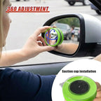 2PCS Car Blind Spot Mirror with Suction Cup, 360°Adjustable HD Glass Automotive Rear View Mirror, Universal Carbon Fiber Wide-Angle Side Mirrors for Cars, SUVs, Trucks(Luminous)
