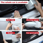 Universal Door Edge Protector, Clear Sill Guard Film with Anti-Collision Protection for Vehicles (33Ft x 1.2In, Transparent)
