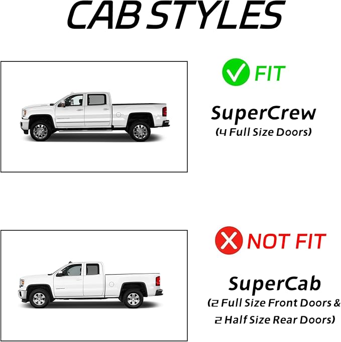 in Channel Rain Guards Fit for 2009-2014 Ford F-150 Crew Cab Full-Size Doors, Window Vent Visors Shades, Side Window Wind Deflectors, 2010 2011 2012 2013