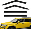 Extra Durable Window Deflectors Tape-On Window Visors Rain Guards Fit for Hyundai Santa Fe 2024-2026, Sun Visors, Wind Vent for Shades, Exterior Car Accessories - 4 pcs. AG0997