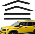 Extra Durable Window Deflectors Tape-On Window Visors Rain Guards Fit for Hyundai Santa Fe 2024-2026, Sun Visors, Wind Vent for Shades, Exterior Car Accessories - 4 pcs. AG0997