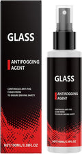 Car Glass Anti Fog Spray - Instant Automotive Defogger for Clear Visibility, Portable Glass Cleaner with Fast Fog Removal, Protective Coating for Driving, Shower Doors, Rainy Conditions