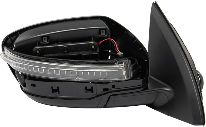 Passenger Side Power Mirror Paint to Match with Housing Turn Signal Compatible with 2017-2019 Nissan Rogue Sport NI1321300