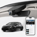 4K UHD STARVIS 2 OEM-Style Dash Cam for Toyota Corolla(2020-2022), Hidden Front Camera with Loop Recording, Gravity Sensor, WiFi & App, Plug & Play, 64GB (Grey)