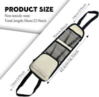 Car Seat Side Storage Pocket, Car Multifunctional Seat Organizer Hanging Bag, Auto Mobile Phone Wallet Sunglasses Mesh Net Pocket, Auto Accessories for Cars SUVs Trucks (Beige, 1PCS)
