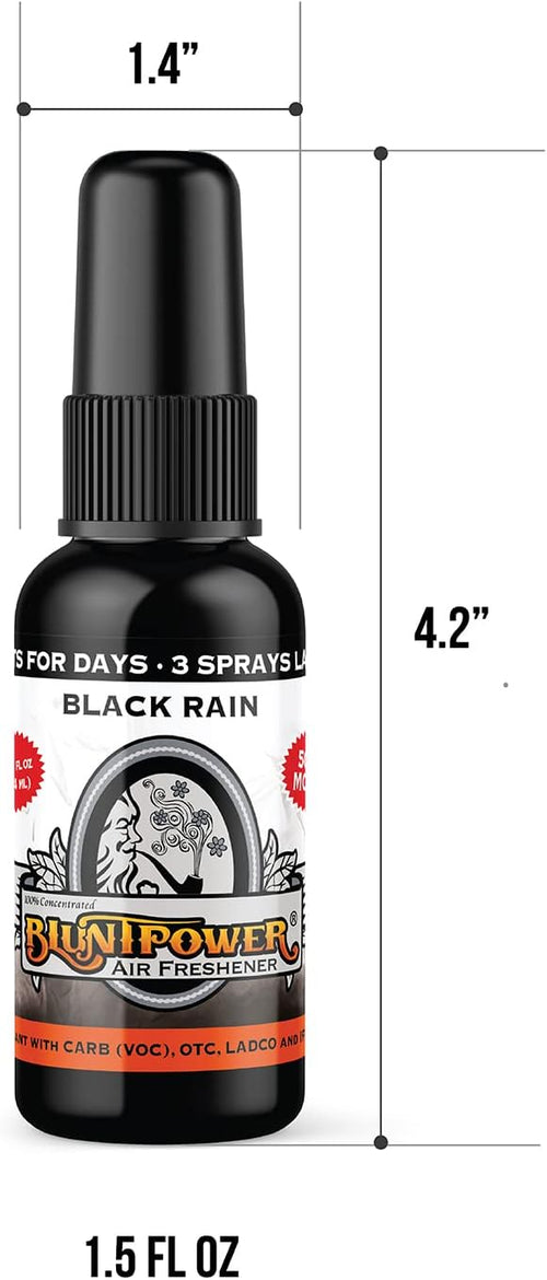 (Black Rain, 1 Pack) Concentrated Odor Eliminator & Diffuser Oil - Room Deodorizer, Odor Eliminator, Air Freshener - Premium Oil Based Air Freshener