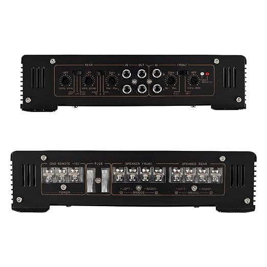 Car Power Amplifier 4-Channel Amplifier Stereo Audio Amp 12V (4 Channel - 13 inch)