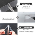 Universal Door Edge Protector, Clear Sill Guard Film with Anti-Collision Protection for Vehicles (33Ft x 1.2In, Transparent)