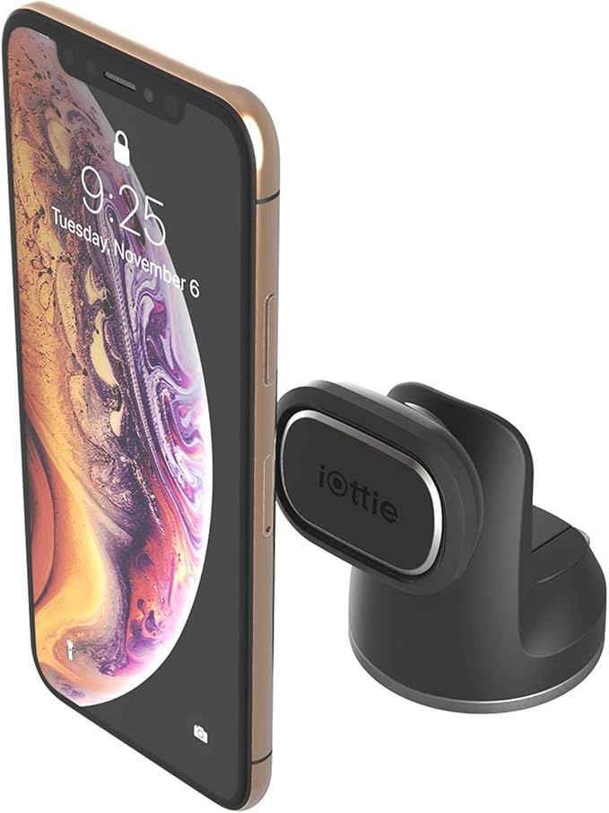iTap 2 Magnetic Dashboard Car Mount Holder | Cradle for Samsung Galaxy S22, Google Pixel 7, Motorola Moto G, OnePlus 10, Sony Xperia & Other Android Smartphones