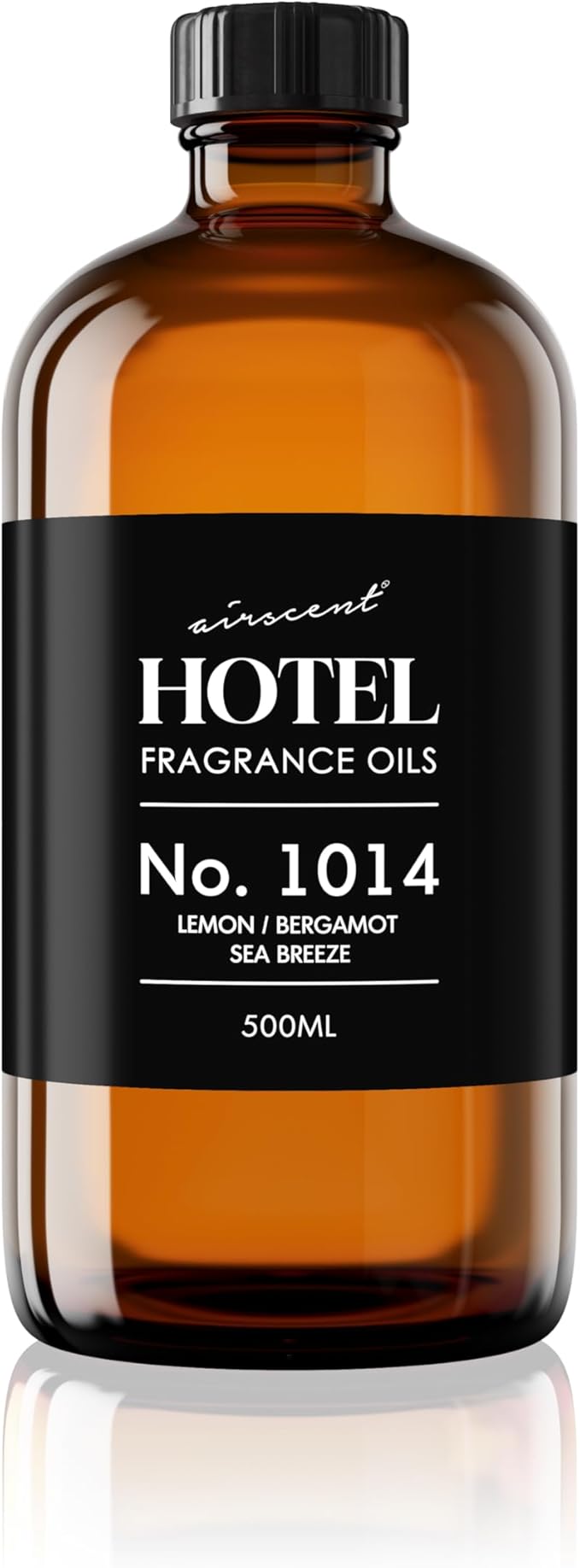 Hotel Diffuser Oil No. 1014 - Iconic 5-Star Hotel Blend - 500 mL | Lemon Bergamot Sea Breeze - Coastal Blend - Fragrance Oil for Ultrasonic and Waterless Diffusers and Crafting