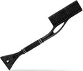 Snow Brush and Ice Scrapers for Car Windshield Detachable Window Snow Scrapers and Brush with Ergonomic Foam Grip Ice Removal Tool for Cars, Trucks, Suvs(Black)