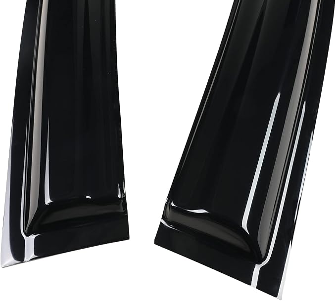 Smoke Tinted Tape-On Side Window Visor Designed for Toyota Sienna 2021 2022 2023 LE XLE XSE Limited Platinum Shatterproof Window Deflectors 4 pcs