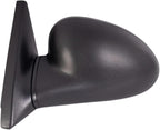 2 Piece Driver and Passenger Side Mirror Assembly Set Manual Adjustment Non-Heated No Memory Black Compatible with 1998-2003 Ford Escort FO1320175 FO1321175