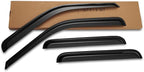 Window Rain Guards Visors for 1999-2016 Ford F250 F350 F450 F550 Super Duty SuperCrew Cab, Window Vent Wind Shades Deflectors, 4-Fullsize-Door