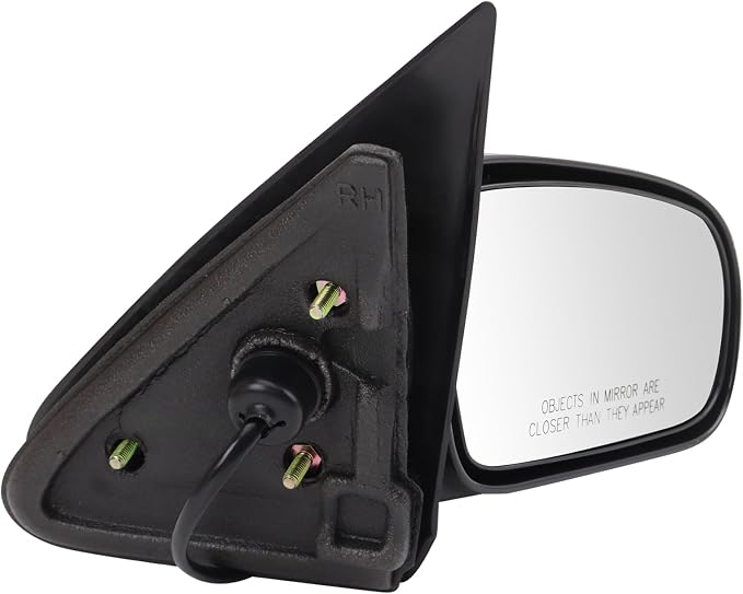 Passenger Side Mirror Manual Folding Electric Adjustment Non-Heated Textured Compatible with 1995-2005 Chevrolet Cavalier 1995-2005 Pontiac Sunfire