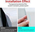 Universal Car Door Edge Guard, 2In x 33Ft Door Sill Protector, Automotive Anti-Collision Strip for Car Door Edge/Front and Rear Bumper/Door Sill Protector, Transparent