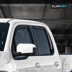 in-Channel Incredibly Durable Rain Guards for Nissan Frontier 2022-2026 Crew Cab, Original Window Deflectors, Vent Window Visors, Vent Deflector, 4 pcs. - 622102