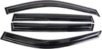 Tape-On Window Visors Deflectors Rain Guards 4 Piece Set ‎Compatible with 2006-2012 Toyota Rav4