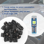 20PCS Car LED Dash Lights - Super Bright Instrument Cluster Light Bulbs with T5 37 74 LED Bulbs & Twist Lock Socket - Universal 12V L-ED Lights for Car Interior Accessories (Ice Blue)