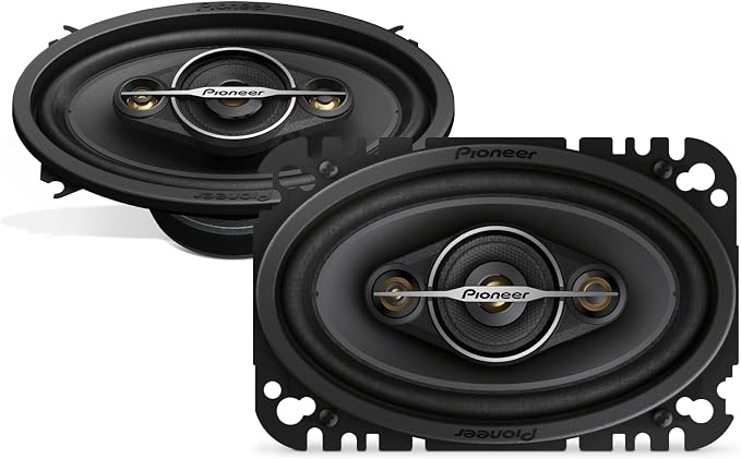 A-Series Standard TS-A4671F 4” x 6” 4-Way Speakers (Pair) – 210W Max, Balanced Sound + Smooth Treble, Enhanced Bass, Great Stock Replacement