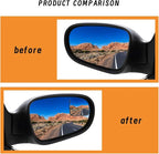2PCs Automotive Rearview Mirror Blind Spot Mirror, Adjustable HD Sector Mirrors, Frameless Wide Angle Convex Mirrors, Automotive Side Rearview Assistance