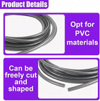 32Ft (10M) Car Door Edge Protector, Self-Adhesive Scratch Resistant U Shape Auto Door Edge Guard Decoration, Anti-Collision Car Doors Trim Strip Protector for Truck, SUV, Sedan (Gray-10M)