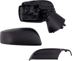Passenger Side Power Heated Paint to Match Mirror Smooth Black Compatible with 2016-2017 Subaru Crosstrek 2015-2016 Impreza 2015-2021 WRX 2015 XV Crosstrek SU1321134