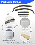 in-Channel Window Visors Rain Guards Fit for Toyota 4Runner 2025 2026, Visors Vent Visors Window Deflector, Vent Shades Car Accessories,Weather Protection -4 pcs
