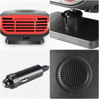Car Heater, Car Heater Defroster With 2 in 1 Heating/Cooling, Anti-Fog Plug in Cigarette Lighter for Car Defroster Windshield Fast Defogge, Suitable for Cars and SUV