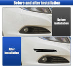 Craedli 2PCS Car Door Edge Guards, Anti-Scratch Car Door Protector, Universal Self-Adhesive Auto Side Door Anti-Collision Trim Strips, Exterior Rearview Bumper Protective Sticker for Cars (Black)