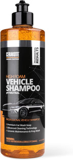 High Foam Vehicle Shampoo (16 oz) – pH Neutral Premium Car Wash Soap for FoamCannon, SnowFoam, Pressure Washer & Hand Wash – Ceramic Coating Prep & Maintenance – Citrus Scent – Maximum Suds