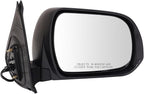 Passenger Side Mirror Assembly Electric Adjustment Non-Heated No Memory Black Compatible with 2012-2015 Toyota Tacoma TO1321283