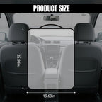 2PCS Kick Mats Back Seat Protector for Kids, Waterproof PVC Car Back of Seat Protector, Seatback Cover for Car Front Seats, Protection Against Dirt Dust Mud Scratches and Stain (Transparent)