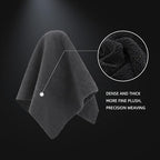 Microfiber Cleaning Towel, Microfiber Cleaning Cloth for Car Washing, 12 Pack Streak-Free, Ultra Absorbent, Washable for All Purpose Terry Microfiber Towels, 16.1in x 16.1in, 350GSM, Grey-MT038