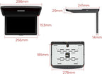 10.2 Inch Car Overhead Player 1280 * 720 IPS Screen Car Roof Mounted Flip Down Car TV Support HDMI, USB, AV Input (No DVD Drive)