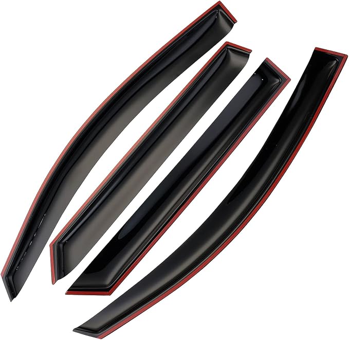 Tape-On Side Window Visor Deflectors Rain Guards Designed for Hyundai Tucson 2016-2021 SE SEL Value Limited Sport Ultimate 94457