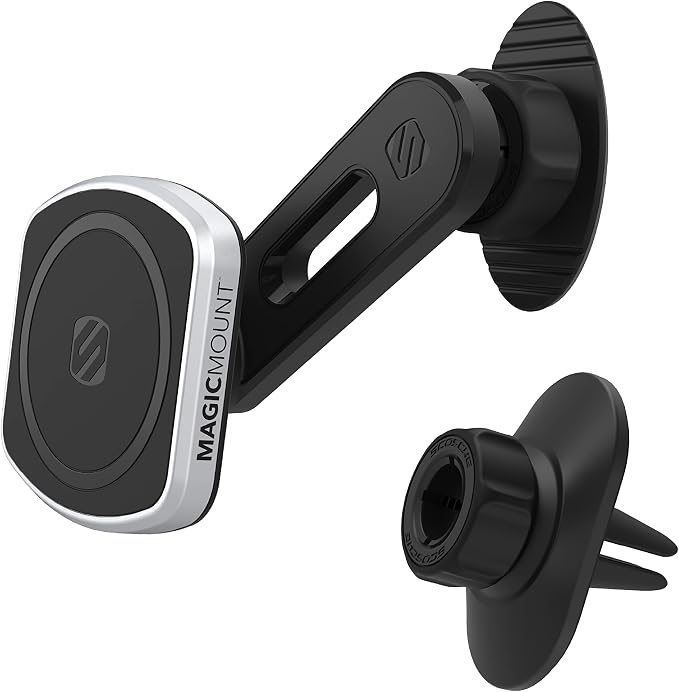 MP2ODVM-XTSP MagicMount Pro2 Dash/Vent/Window 4-in-1 Magnetic Cell Phone Holder Car Mount Kit Compatible with MagSafe, iPhones, Galaxy, Pixel & All Smartphones
