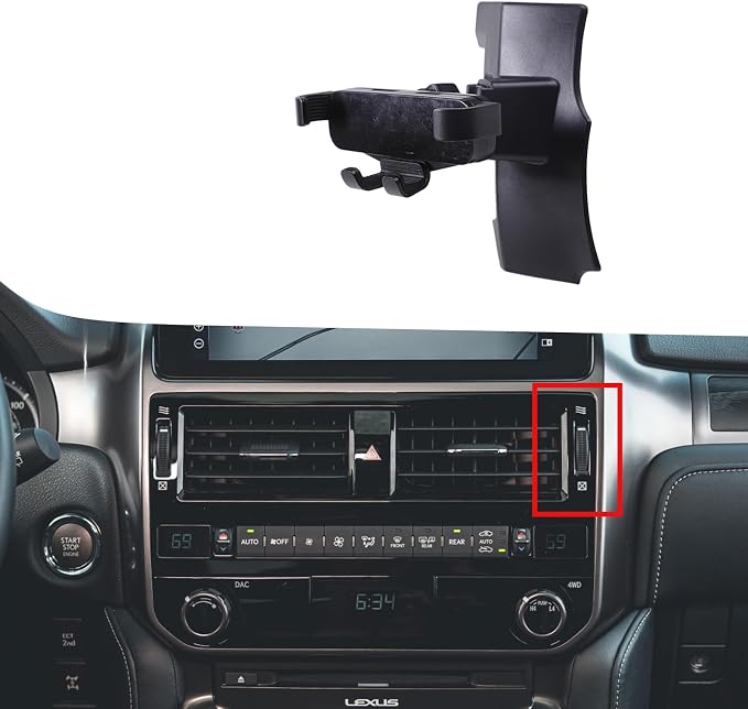 Car Phone Holder Compatible with 2022 2023 Lexus GX 460, (460 Premium and 460 Luxury),Center Console Air Outlet Cell Phone Holder, Handsfree Air Vent Phone Stand Mount Accessories (Style B)