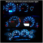 74 Led Bulb Dash Lights 3SMD Super Bright T5 2721 37 286 Wedge PC74 Twist Socket Automotive Instrument Panel Gauge Light Kits Cluster Shift Indicator Interior Bulbs Ice Blue Pack of 20