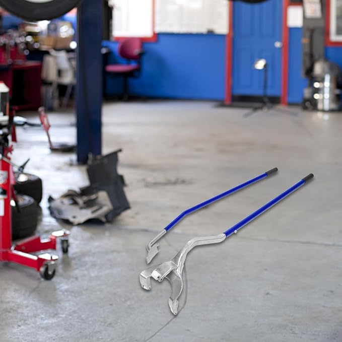 Tire Mount Demount Tool Kit Steel Manual Tire Changer w/Bead Keeper, Tubeless Truck Bead Breaker, 17.5''-24'', Assembly Tool Equipped, Blue