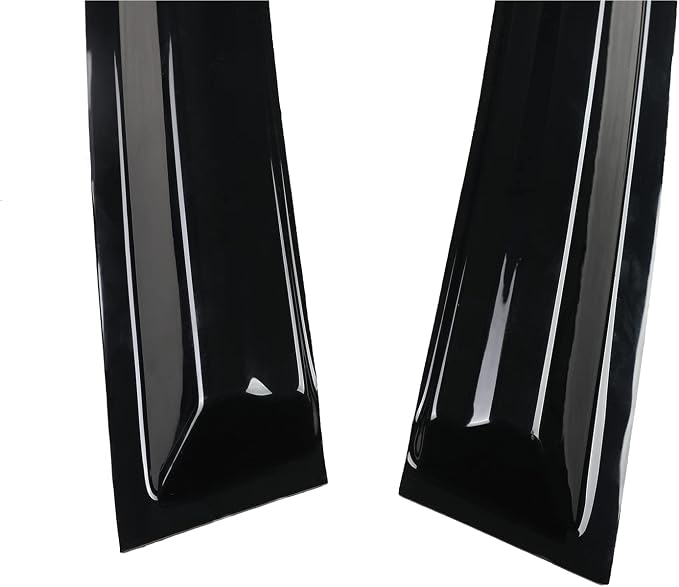 4pcs Smoke Tinted Tape-On Side Window Visor Rain Guards Designed for Kia Forte 2019 2020 2021 2022 2023 EX FE GT LINE LXS Shatterproof Window Deflectors 4 pcs
