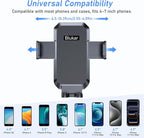 Car Phone Holder Mount, Super Stable Air Vent Cell Phone Car Mount with 2025 Metal Hook Clip, 360° Rotation,One Button Release for iPhone, Galaxy, Google, and All Other Smartphones