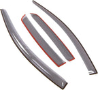 Car Window Rain Guard | Outside Mount Visors Auto Side Window Deflectors | Windows Visor Rain Shields Compatible with 2007-2010 Chevrolet Aveo5 Hatchback | 4 Pcs Set, LGWV2-622, Light Tinted