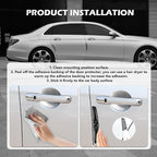 4PCS Carbon Fiber Car Door Protector Edge Guards,Thicker Door Guard for Cars Provides Impact and Anti-Scratch Protection,Universal Self-Adhesive Doors Protectors for Vehicles