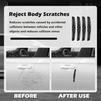 4PCS Carbon Fiber Car Door Protector Edge Guards,Thicker Door Guard for Cars Provides Impact and Anti-Scratch Protection,Universal Self-Adhesive Doors Protectors for Vehicles