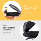 10 Pieces Auto Car Vehicle Sun Visor Clip Holder for Sunglasses Glasses Holder Hanger Eyeglasses Mount Ticket Card Clip Car Accessories(Assorted Color)