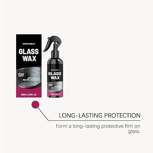 Anti Fog Windshield Spray, Waterproof Car Coating, 100ml Defogger with Clear Vision, Protective Glass, Modern Driving Style Accessory, Winter Supply for Highway and Garage